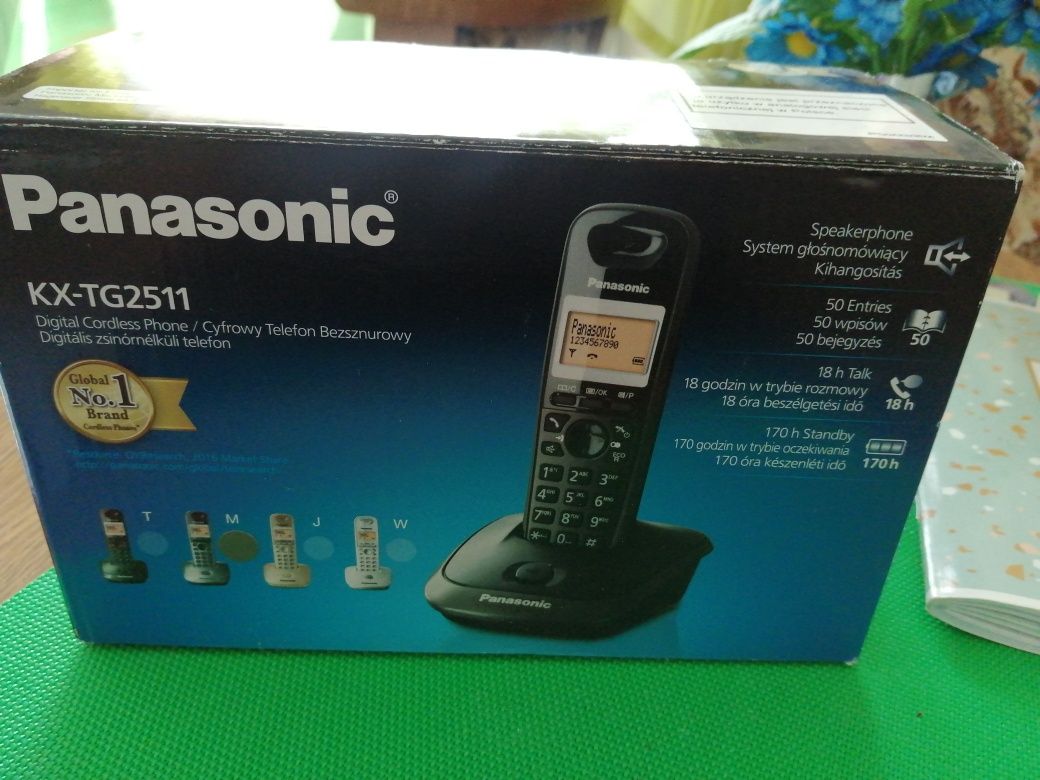 Telefon stacjonarny firmy Panasonik