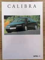 Prospekt Opel Calibra 2,0i 2,0i 4x4  V6 Turbo