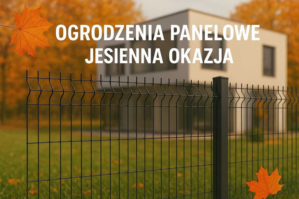 PROMOCJA Ogrodzenia Panelowe komplet 123 cm