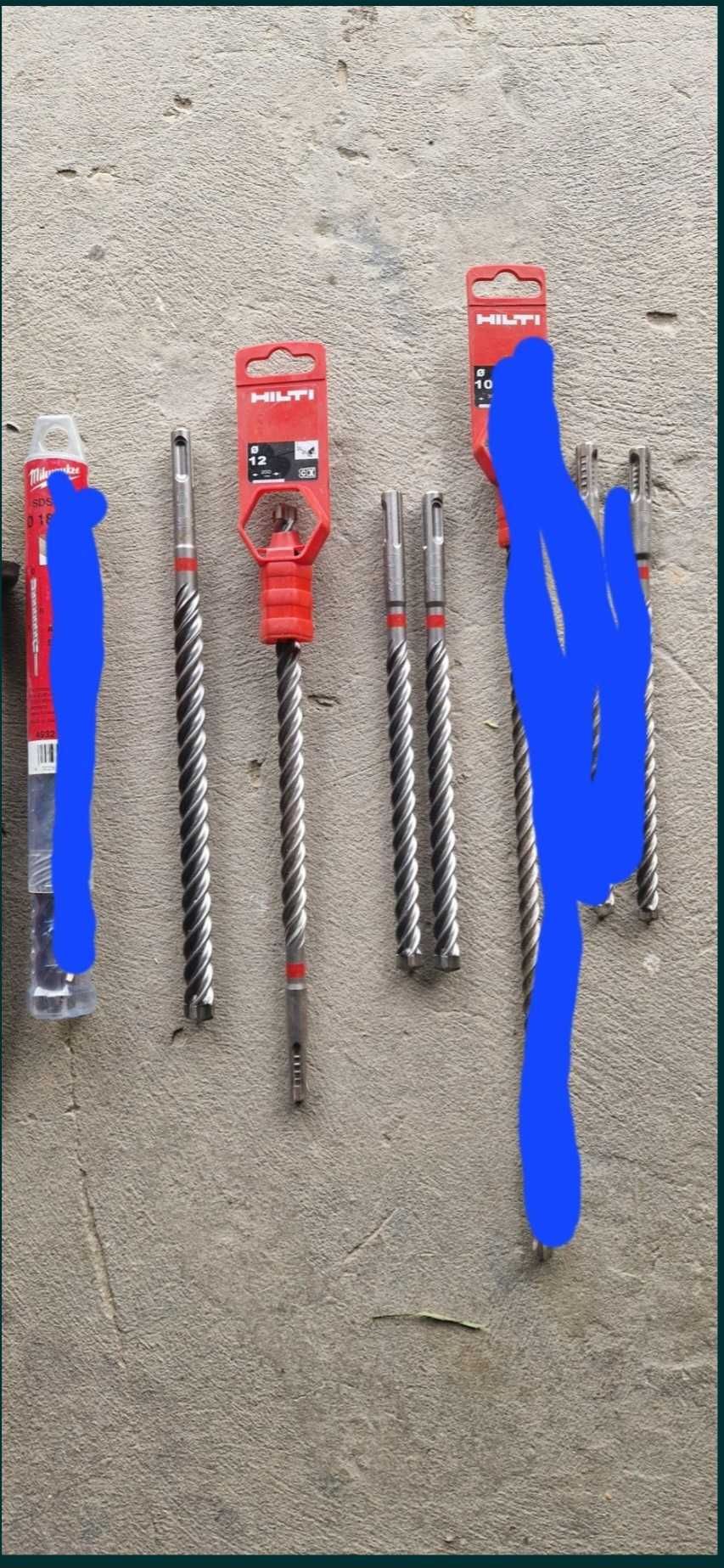 Wiercenie i kucie betonu zbrojonego Hilti, Hikoki, Sormat