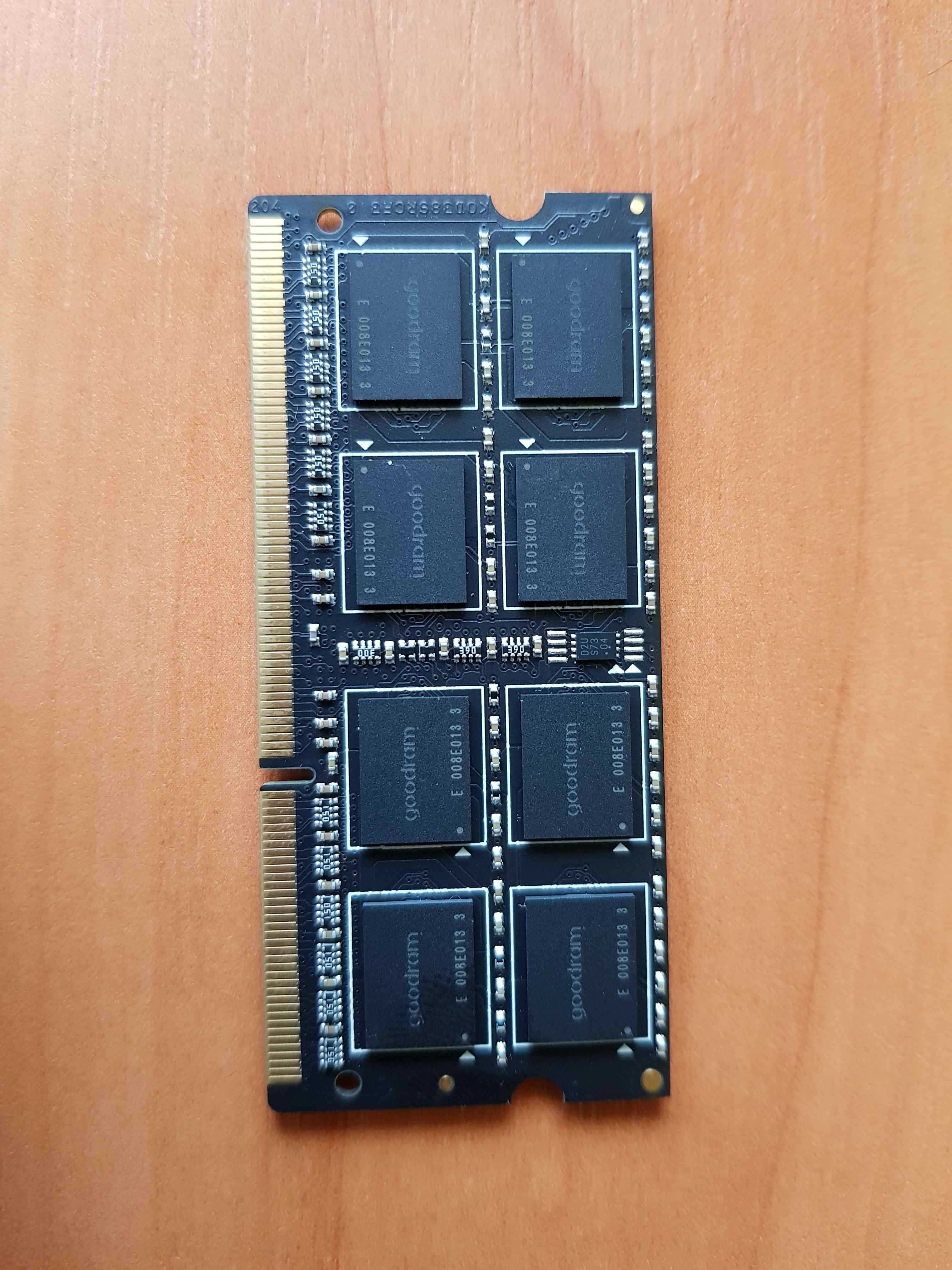 Pamięć Ram do laptopa DDR3 SODIMM 8GB 1333MHz Napięcie 1.5V