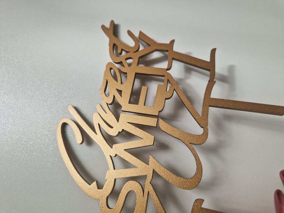 Topper na tort Chrzest Święty imię dziecka personalizowany dowolne imi