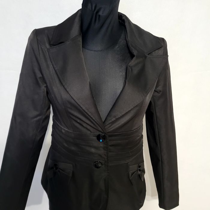 Czarna elegancka marynarka Cocomore, rozm.s. Stan idealny. Praktycznie