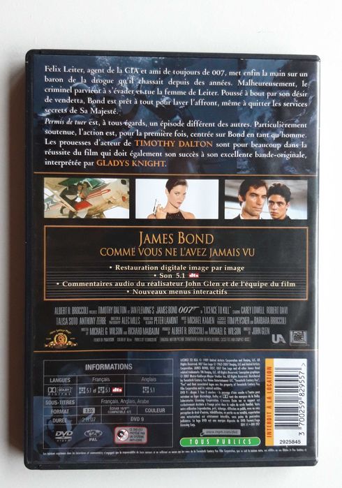 Filme DVD James Bond 007