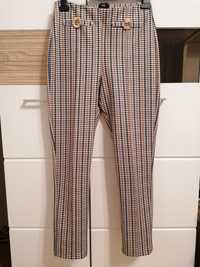 Spodnie legginsy River Island 34/XS/6 pepitka