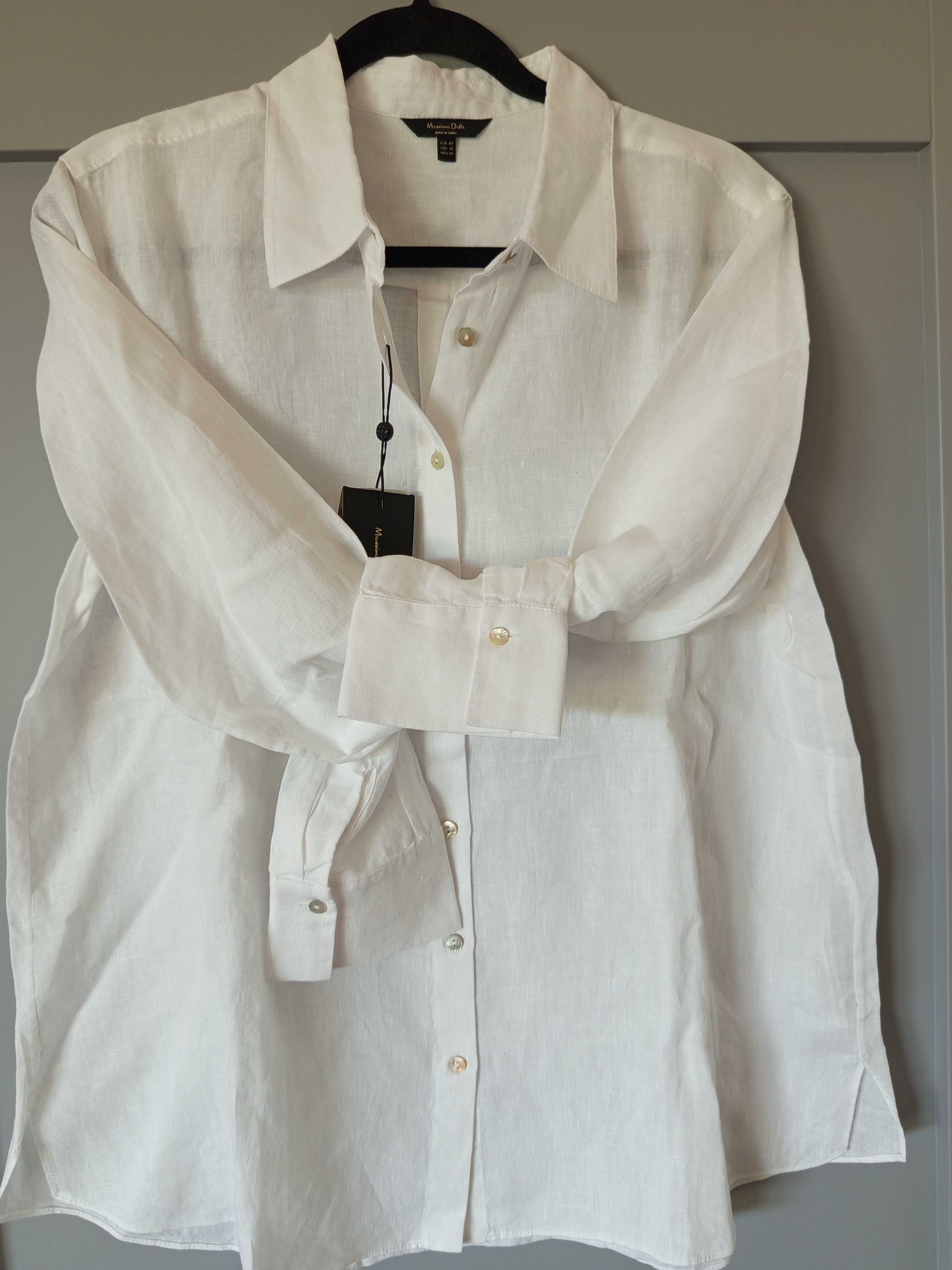 koszula lato len Massimo Dutti