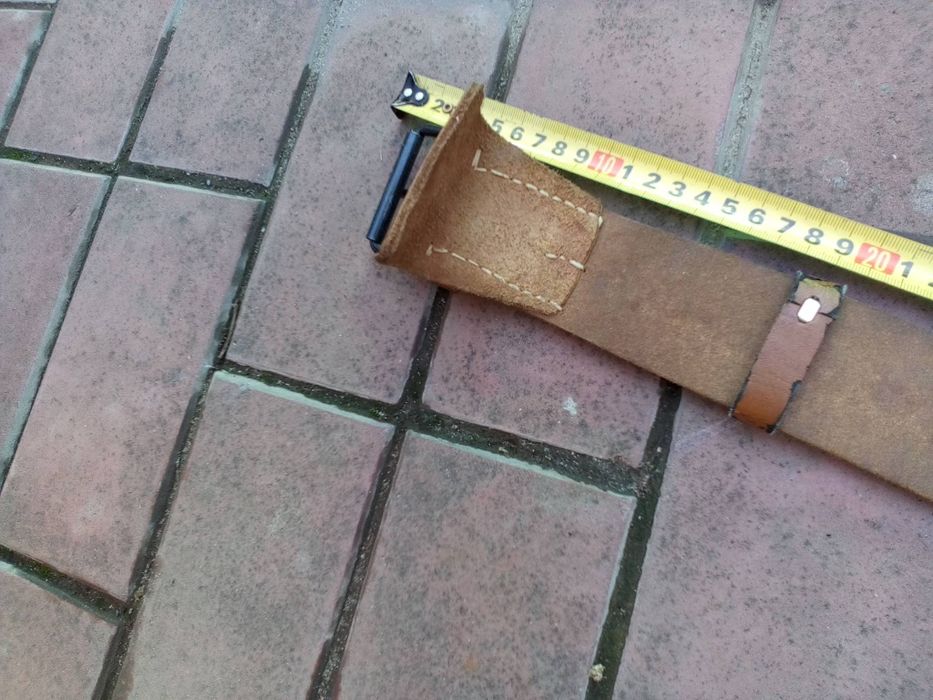 кожанный ремень пожарника,120 см