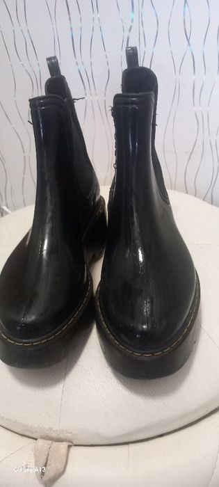 Kalosze na wysokiej koturnie 36 ccc