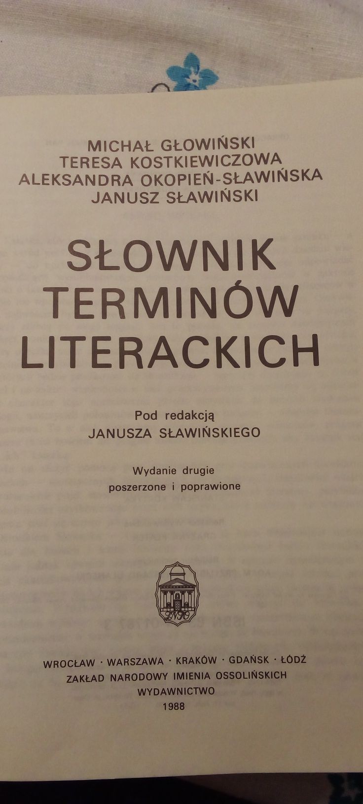 Słownik terminów literackich