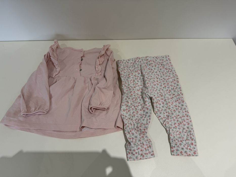 Набір для дівчинки лосинки+кофтинка (6-9міс)(74см)