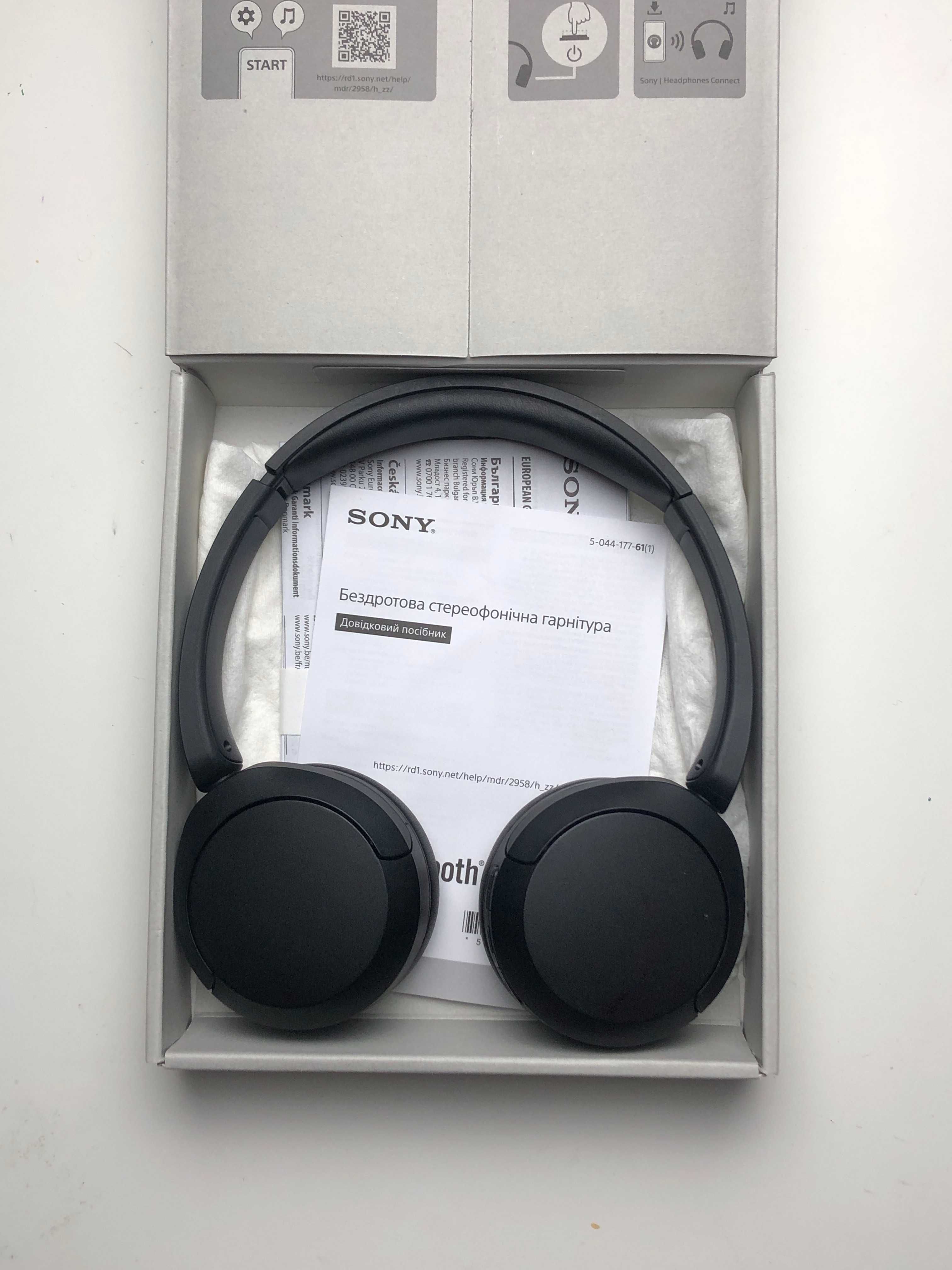 Бездротові Навушники SONY WH-CH520 BLACK