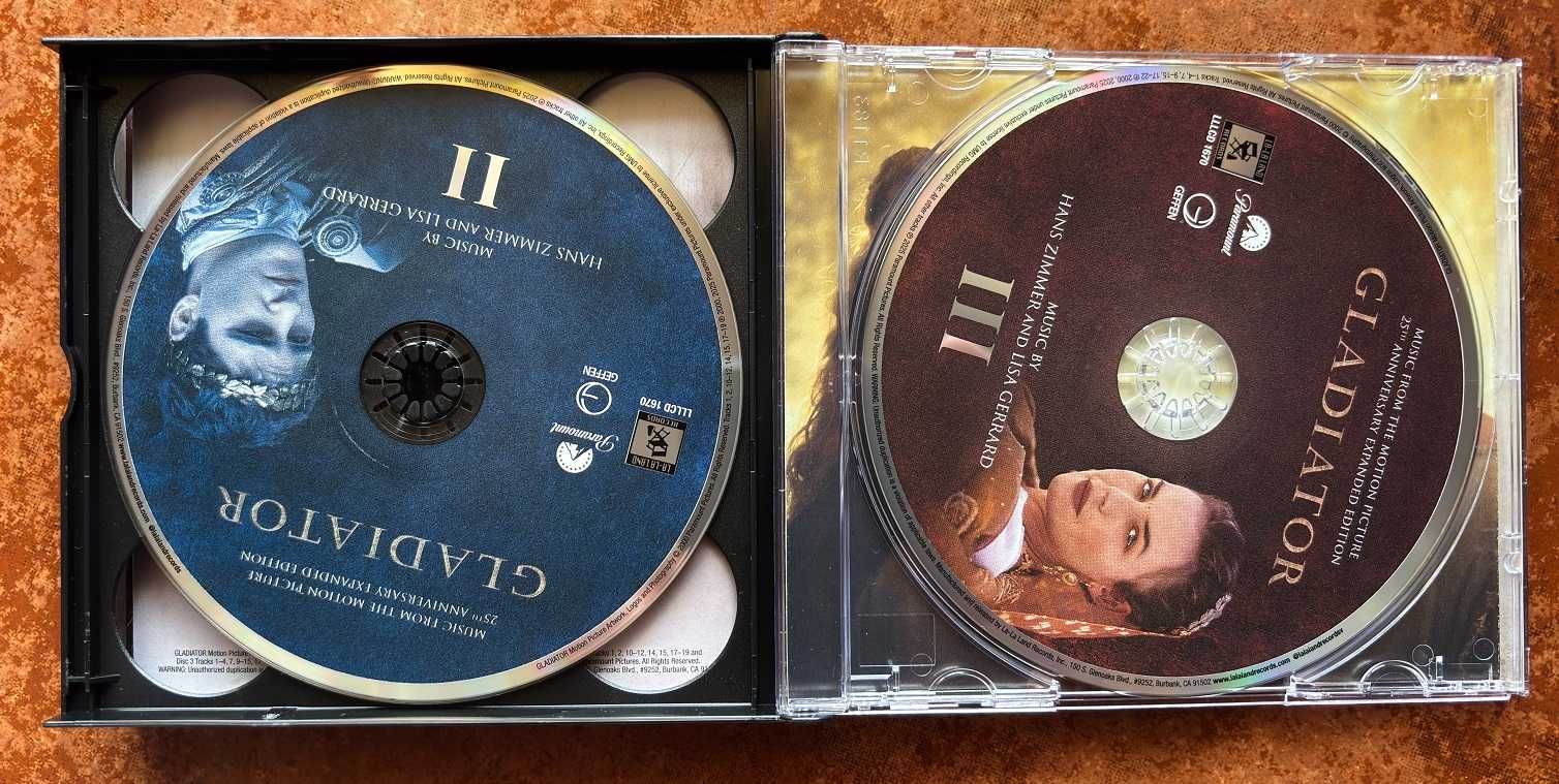GLADIATOR: 25th Anniversary Limited Edition (3-CD SET)