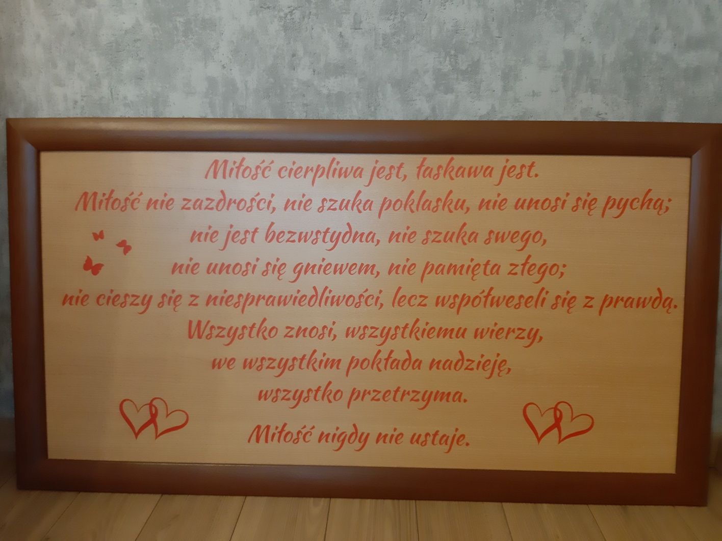 Duzy obraz 110x60 w ramie dwu stronny Afryka / Hymn do milosci