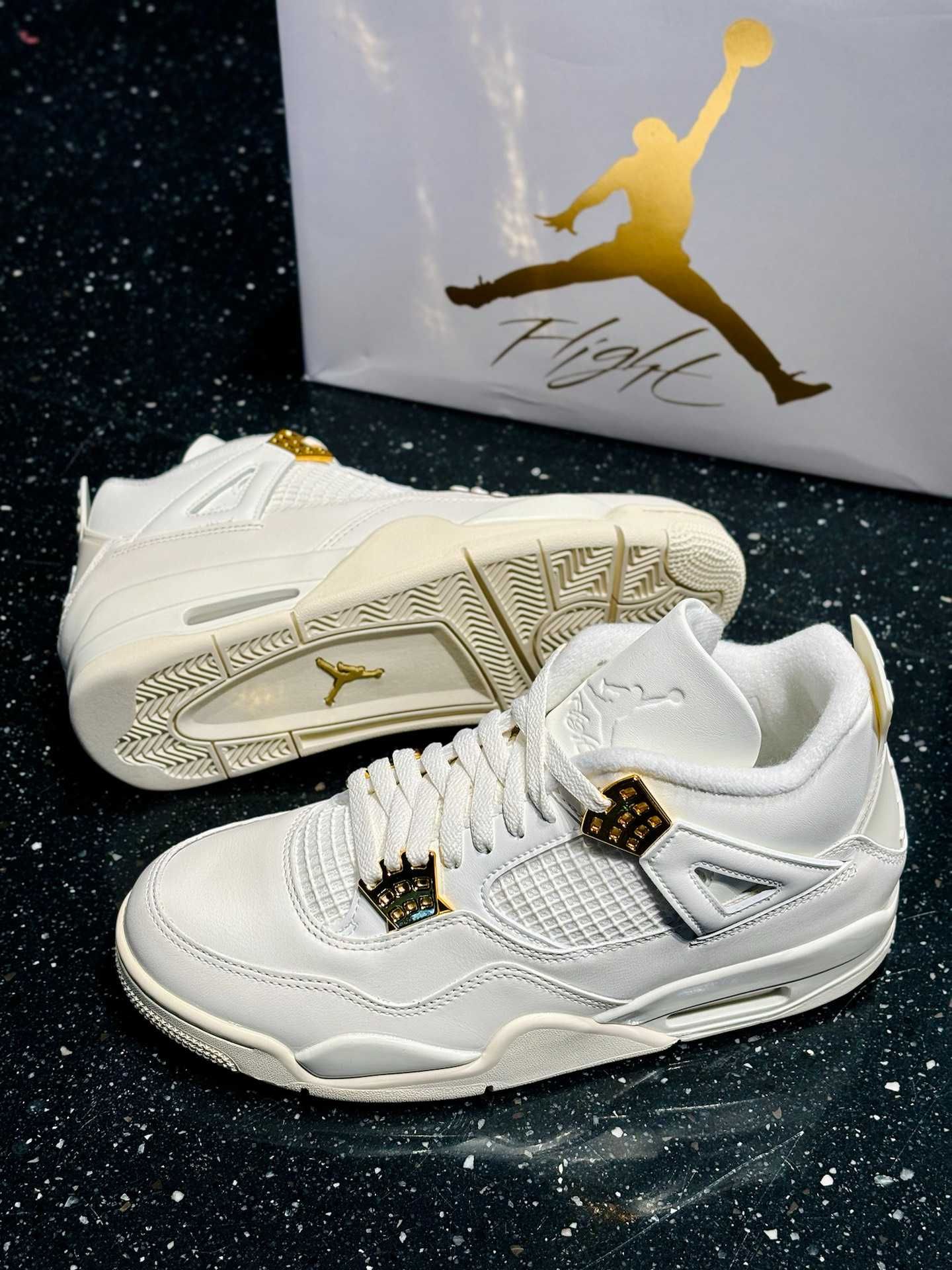 Jordan4Retro Metallic Gold R.45