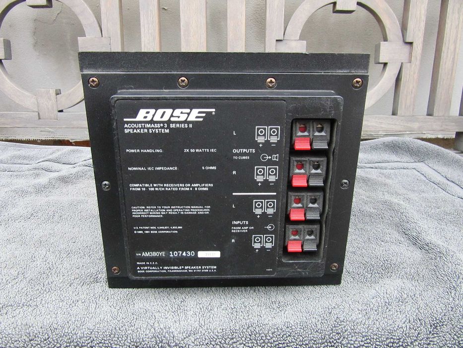 Subwofer pasywny Bose Acoustimass 3  2x50 watt