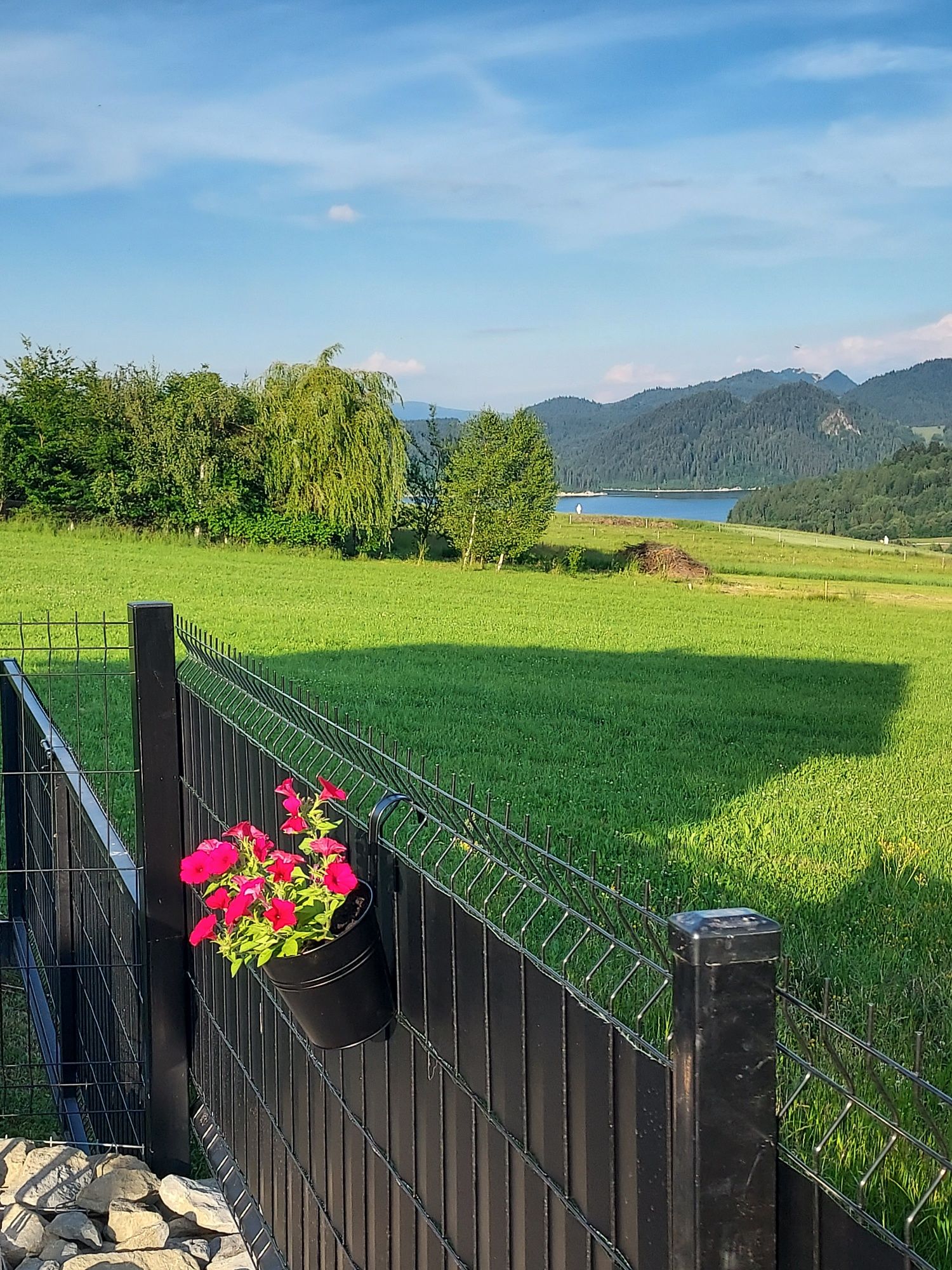 Domek, domki z widokiem na Pieniny, Tatry i jezioro Czorsztyńskie