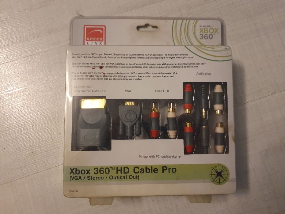 Zestaw kabli Xbox360 HD Cabel Pro