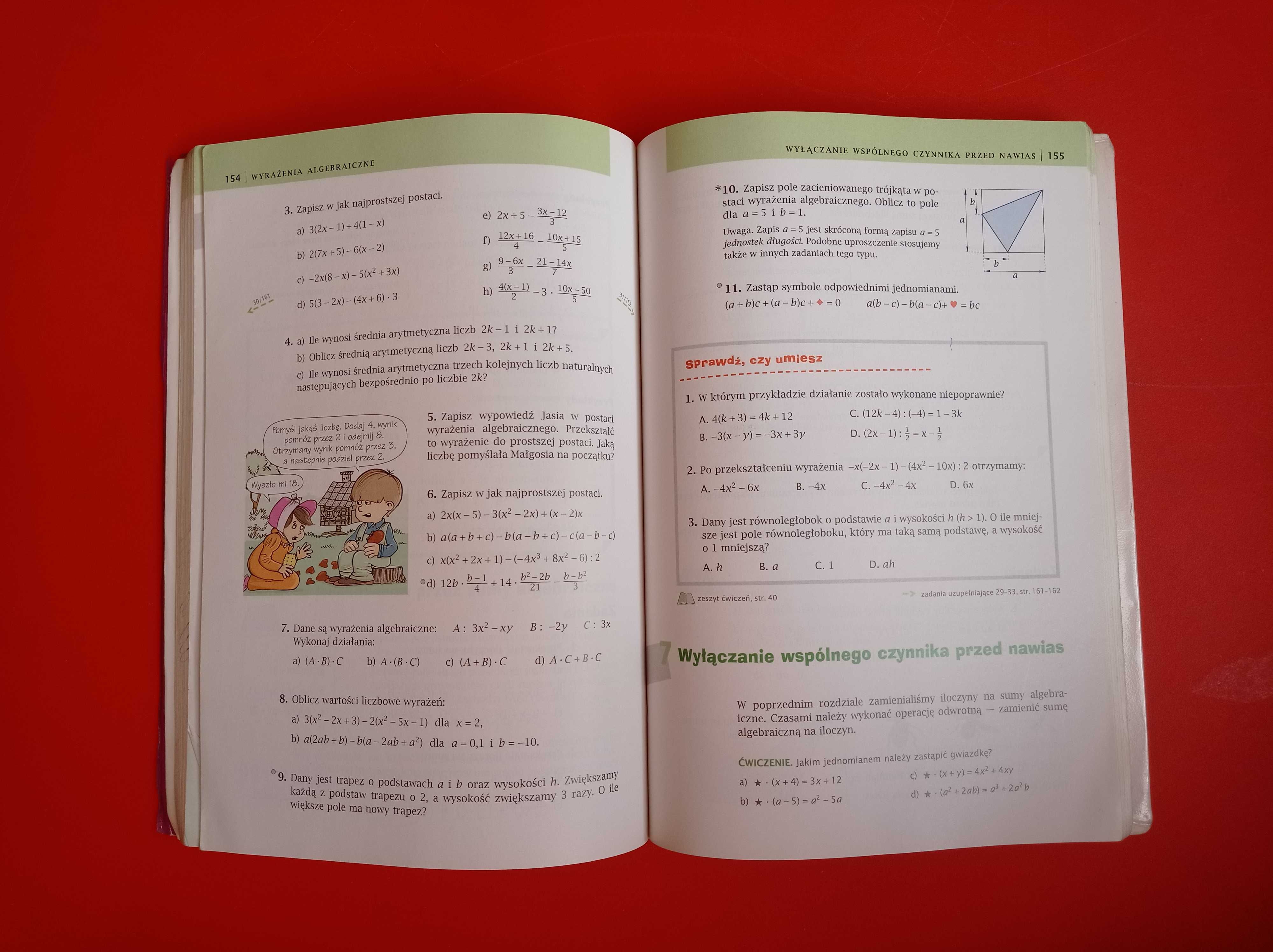 Matematyka z plusem 1, podręcznik Dobrowolska 2008