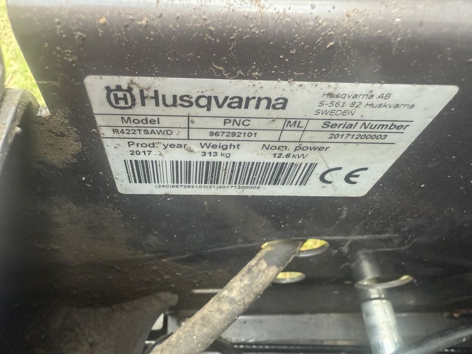 Traktorek kosiarka Husqvarna Rider 422TSAWD