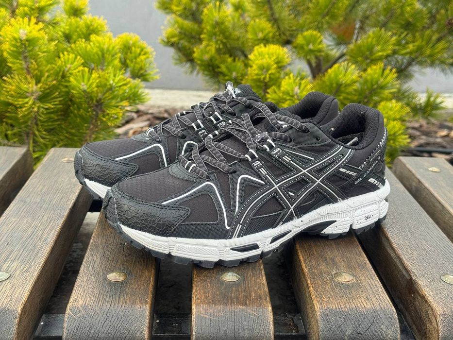 Кросівки ASICS Gel Kahana 8 Black White 41-45р, теплі, зима термолюкс