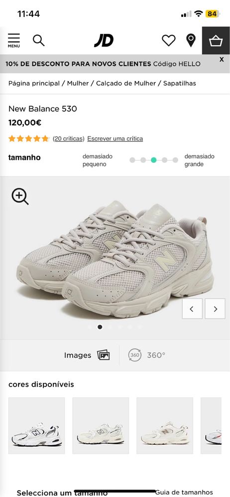 New balance 530. Mande mensagem