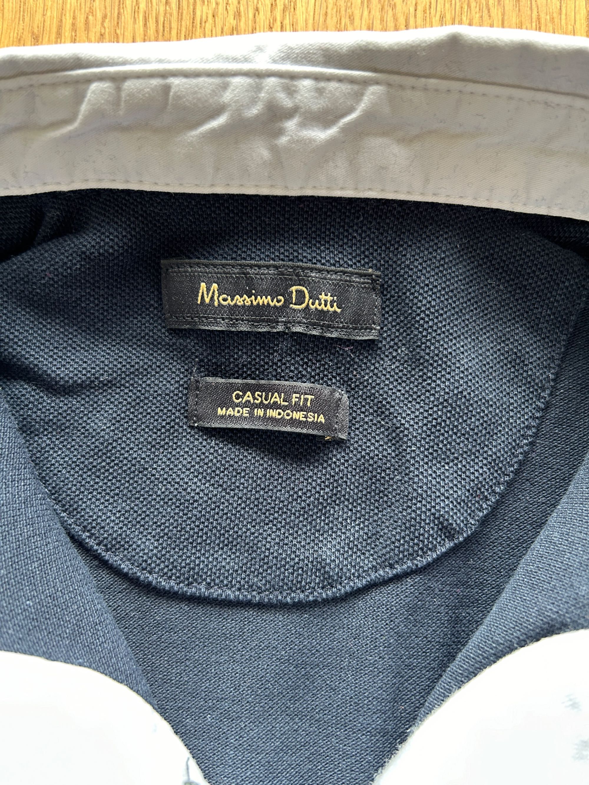 Koszulka męska polo granatowa Massimo Dutti, rozm M