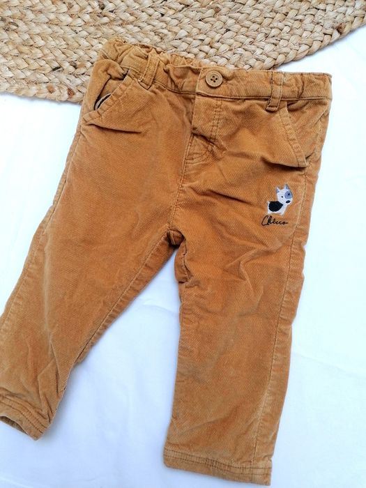 Calças Mostarda de Bebé