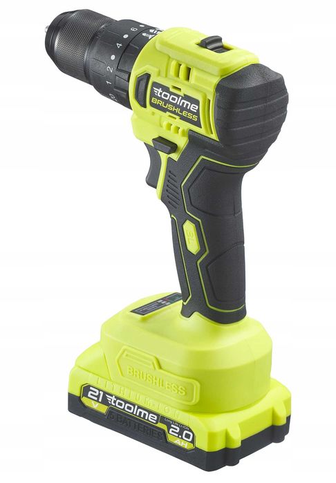 Wiertarko wkrętarka UDAROWA Bez szczotkowa aku 2x21V Li-ion toolme