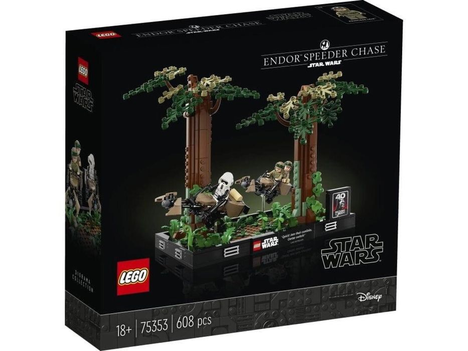 LEGO(R) STAR WARS 75353 Diorama:pościg na ścigaczu.. LEGO(R) pudeł