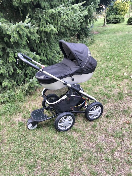 Wozek MUTSY-pompowane koła,bardzo lekki stelaz,dostawka dla dziecka