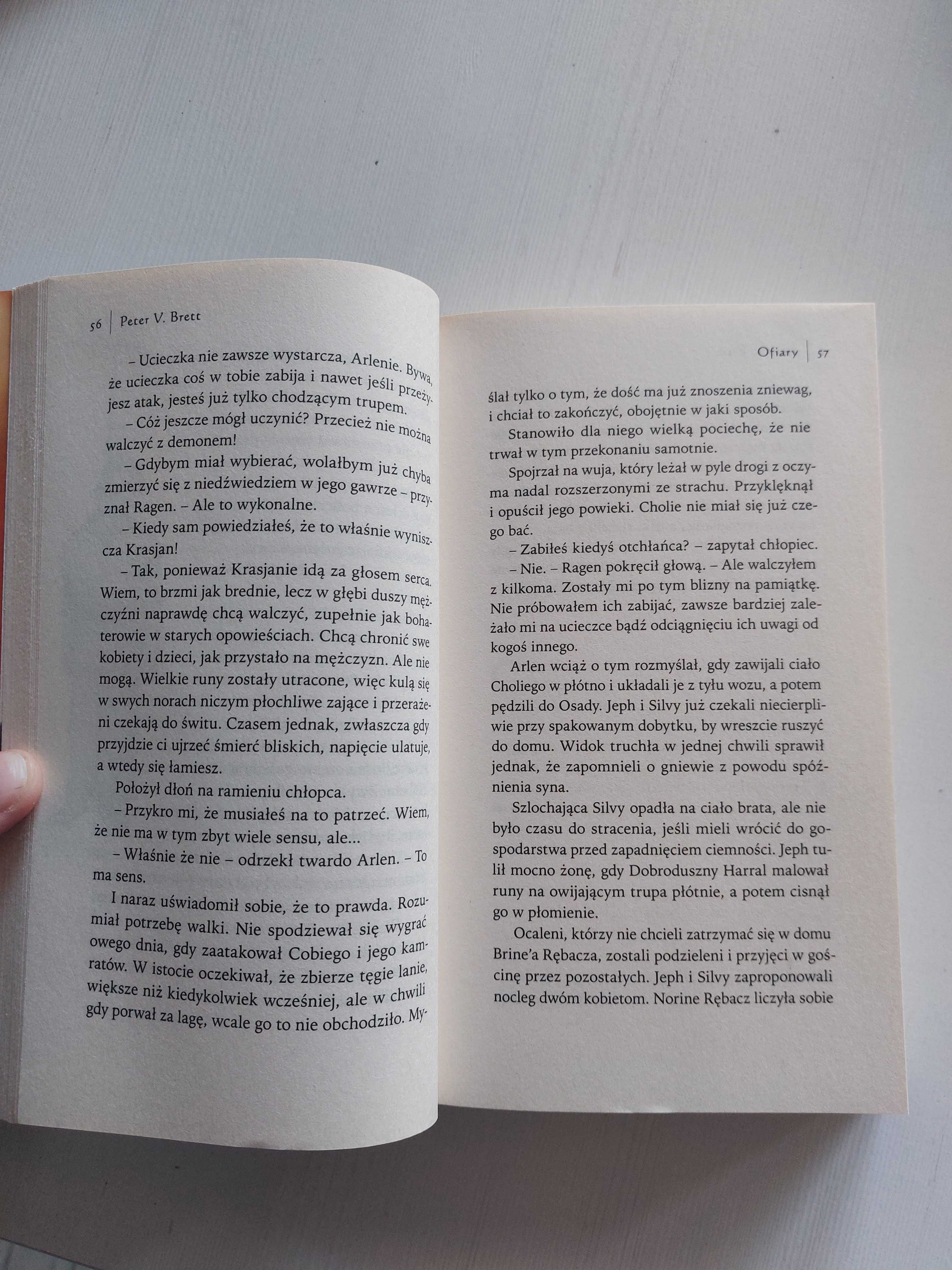 Peter D. Brett, Malowany Człowiek, Księga 1 i Księga 2