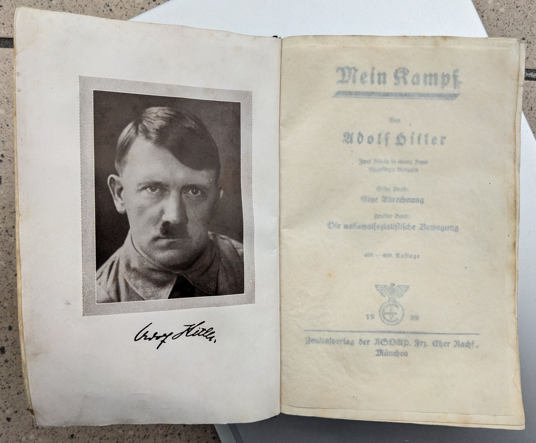 Mein Kampf oryginał 1939 rok