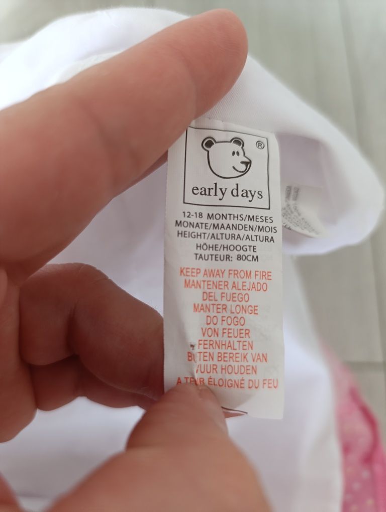Śliczna sukienka rozm. 12 m-cy