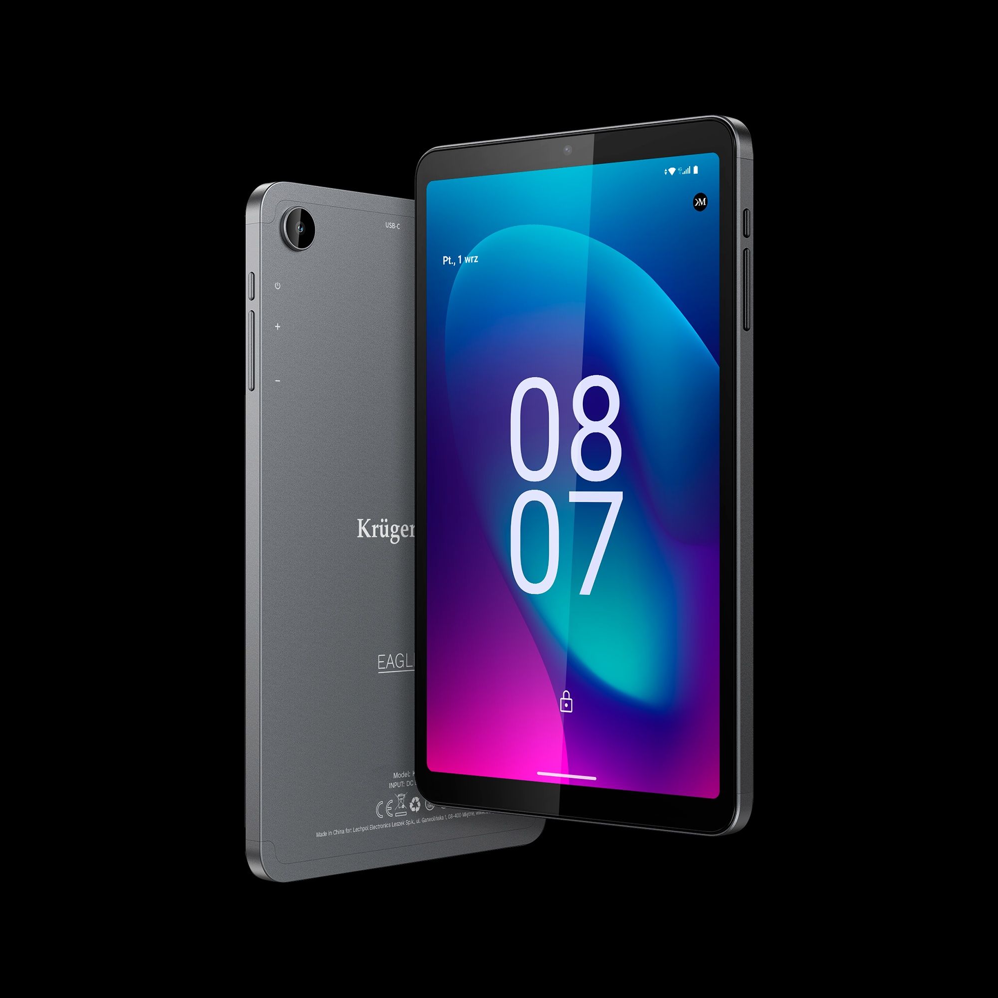 Tablet Krüger&Matz EAGLE 1074 LTE 4GB RAM,Android 13,grafitowy