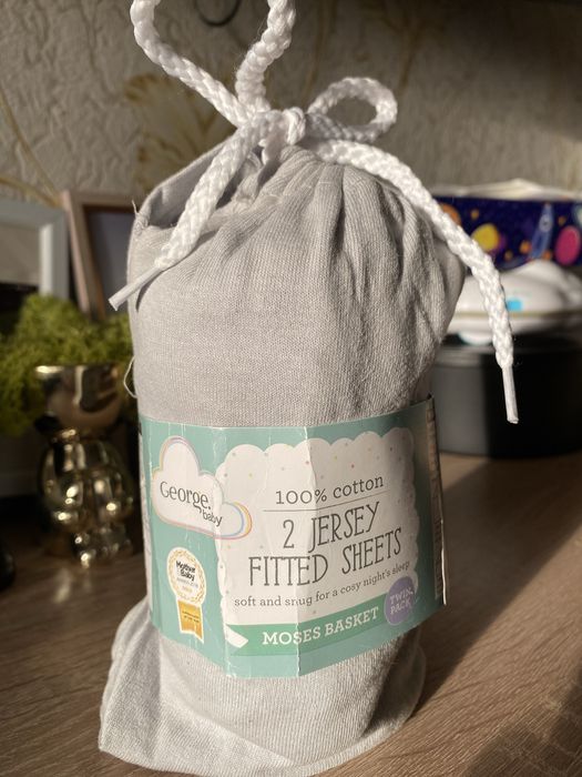 Простині на резинці George Baby (2 шт), 100% бавовна