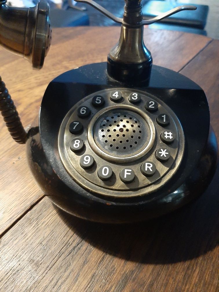 Ozdobny telefon stary vintage PRL.wysylka