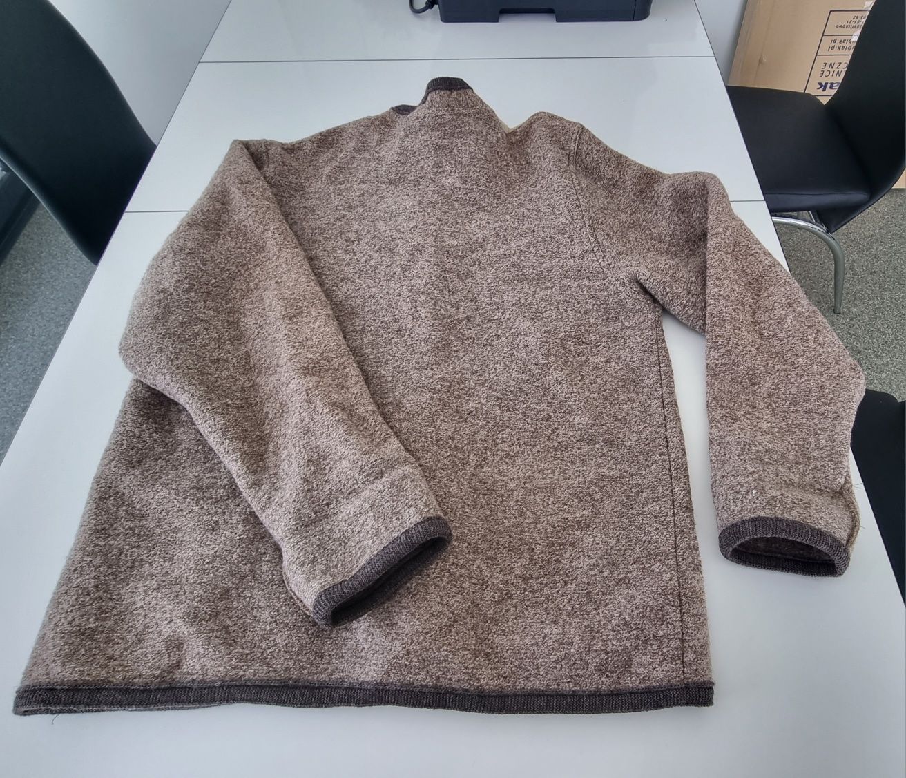 Sweter żakiet kurtka 100% wełna 44 XXL solo