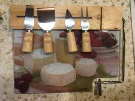 Набір дошка для сиру ніж для сиру набор для подачи сыра доска