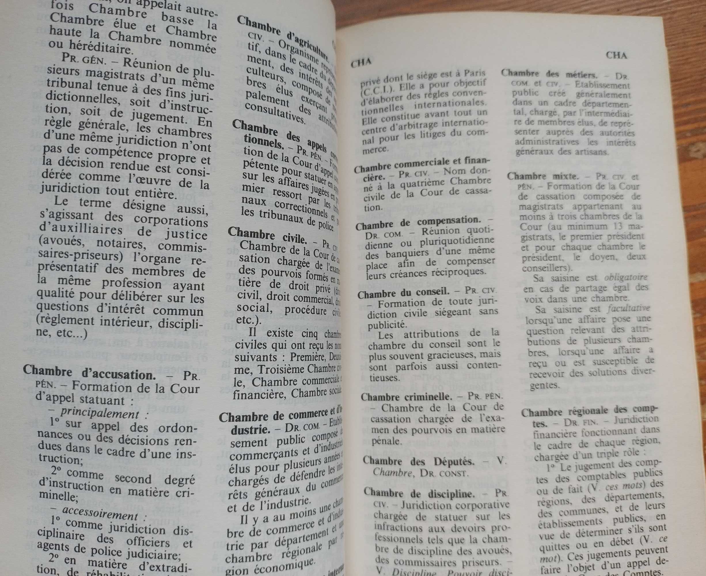 Książka francuska, Livres français, Lexique Termes juridiques Dalloz