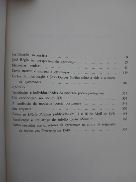 José Régio e a história do movimento da presença