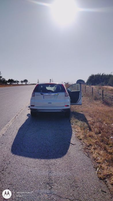 Carro depois do acidente