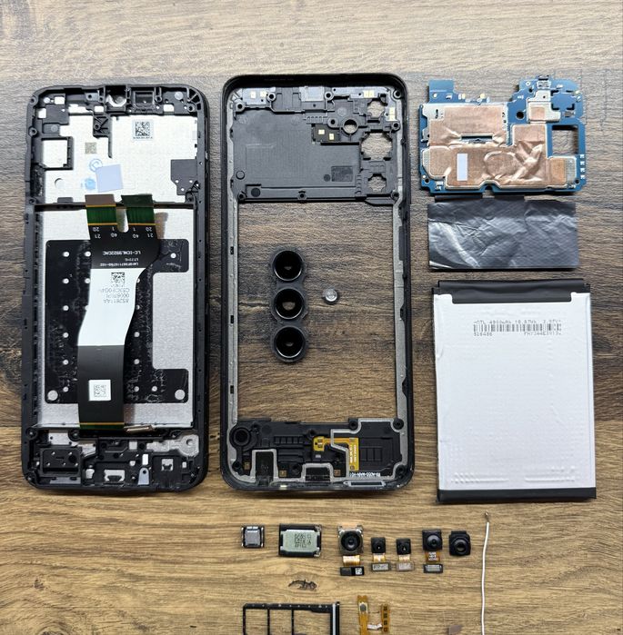 Samsung Galaxy A05s дисплейный модуль, плата, запчасти, детали