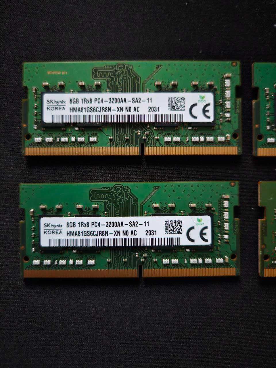 Оперативна память DDR4 SODIMM 8GB SK Hynix 3200mhz 2400mhz