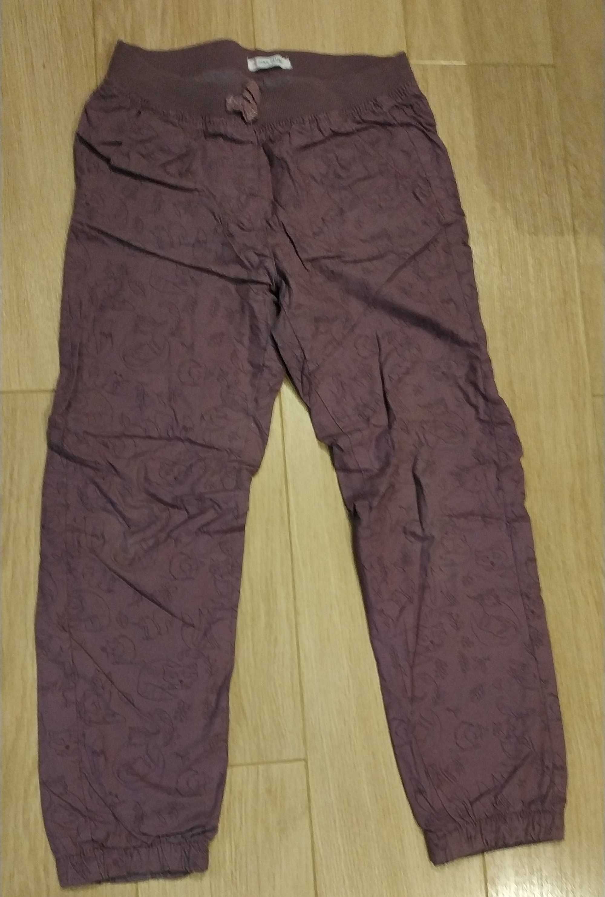 Spodnie zimowe z podszewką dla dziewczynki 140 cm Smyk - i śmigać :)