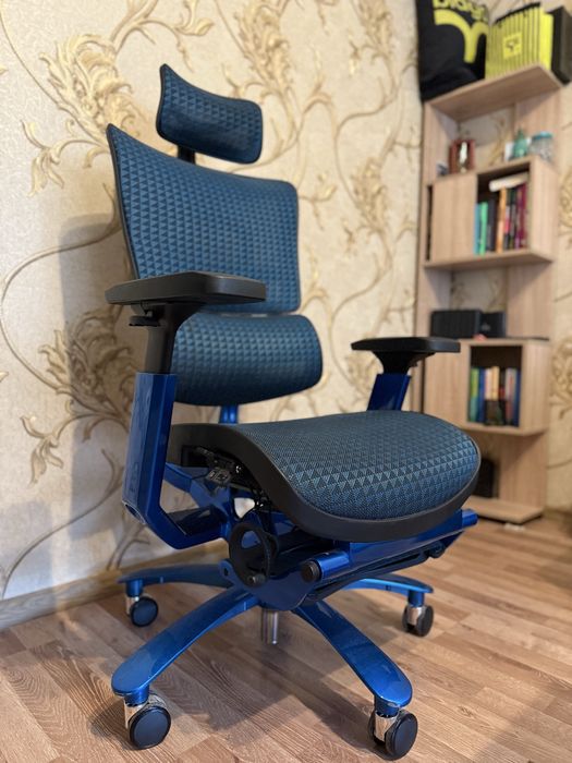 Крісло офісне GT Racer X-815L Black / Blue