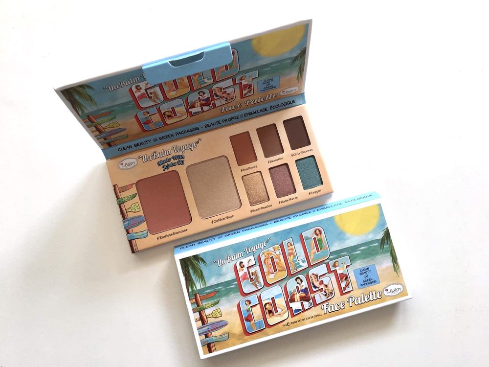 The Balm Paleta do makijażu Gold Coast nowa rozśwetlacz róż cienie 10g