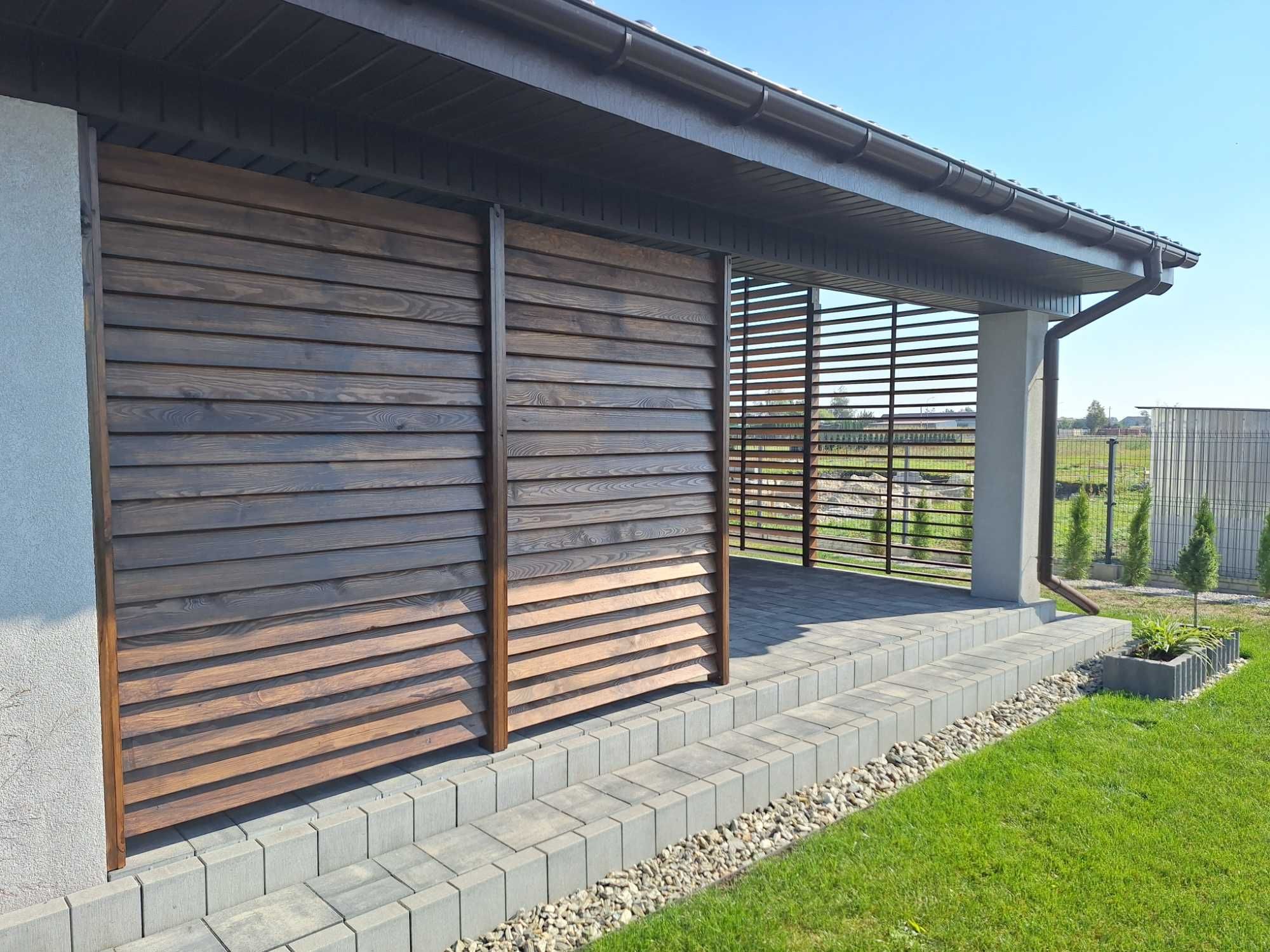 Ruchome deseczki,  panel tarasowy