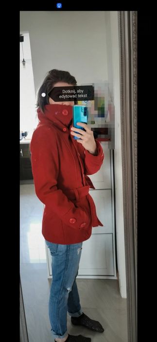 Płaszczyk jesienno-zimowy jesienno-wiosenny Róż. S stan bdb