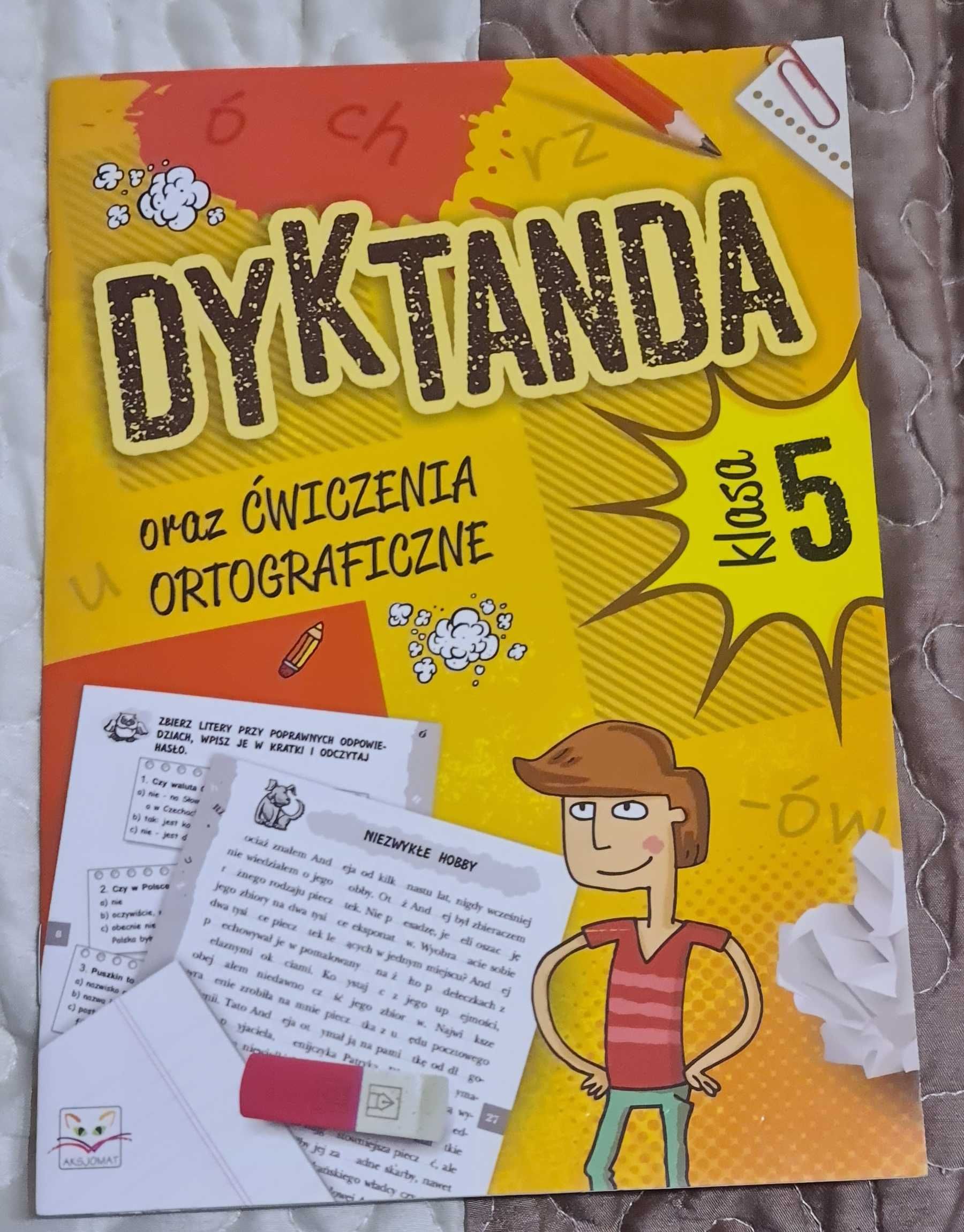 Dyktanda oraz ćwiczenia ortograficzne. Klasa 5 Aksjomat