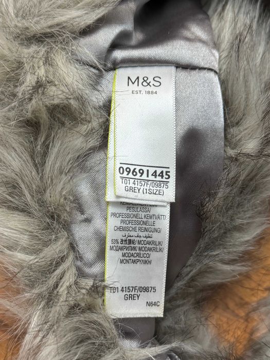 Opaska futrzana zimowa MS Marks Spencer rozmiar uniwersalny one size